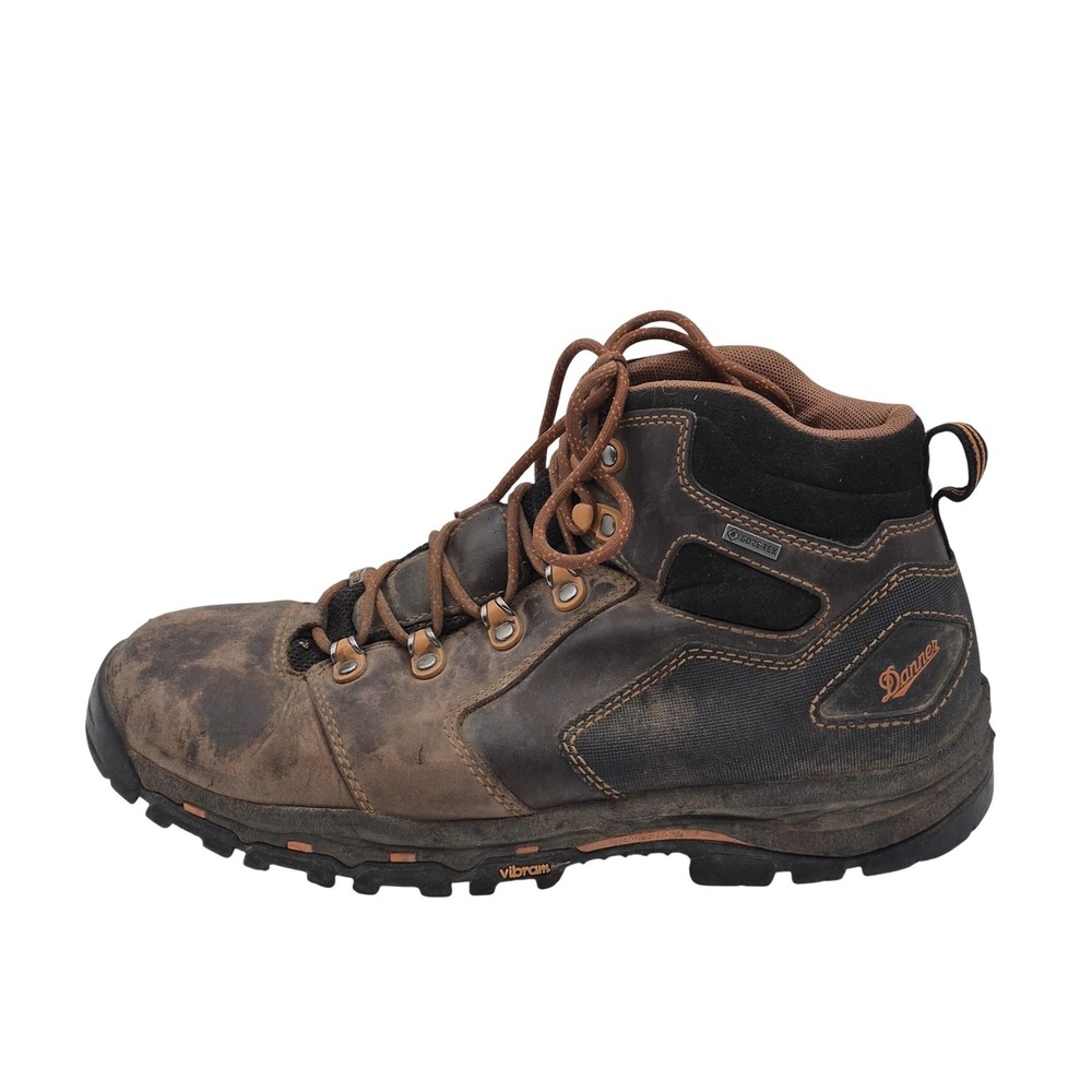 Danner Vicious 4.5 Boots Mens Size 10 Brown Leather Waterproof Work Hiking 13858